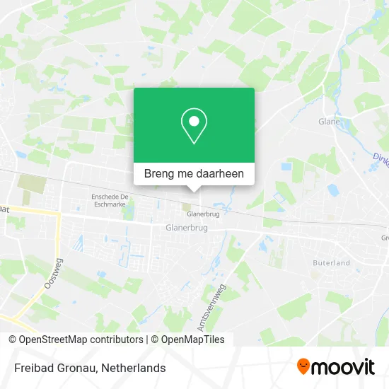Freibad Gronau kaart
