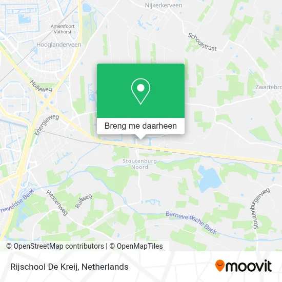 Rijschool De Kreij kaart