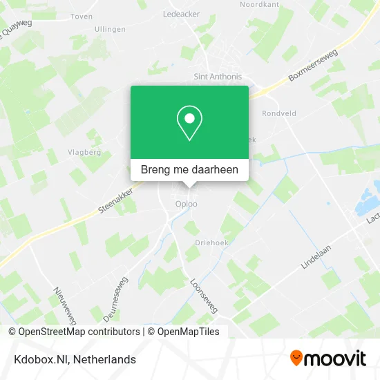 Kdobox.Nl kaart