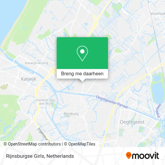 Rijnsburgse Girls kaart