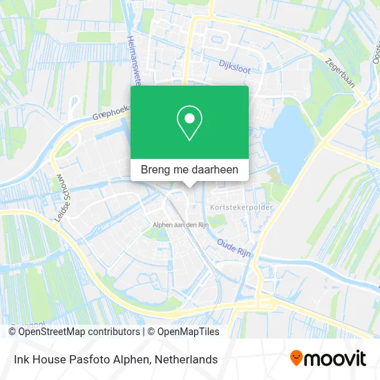 Ink House Pasfoto Alphen kaart