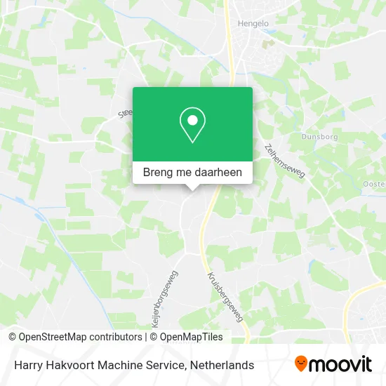 Harry Hakvoort Machine Service kaart