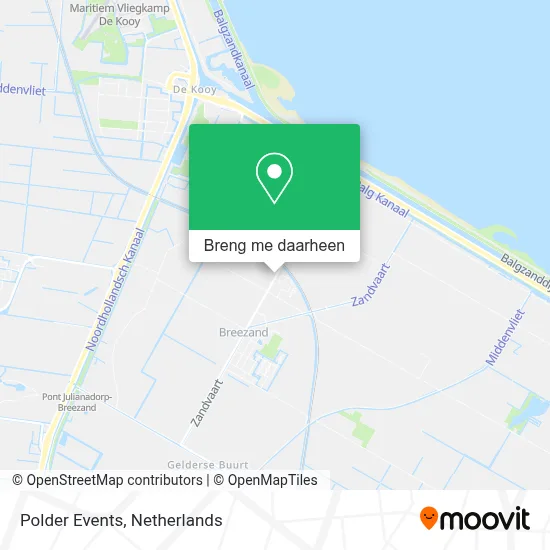 Polder Events kaart