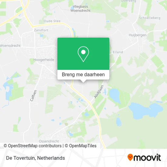 De Tovertuin kaart
