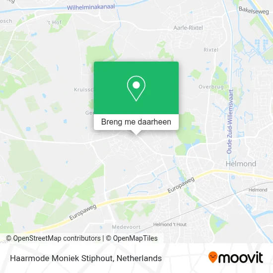 Haarmode Moniek Stiphout kaart