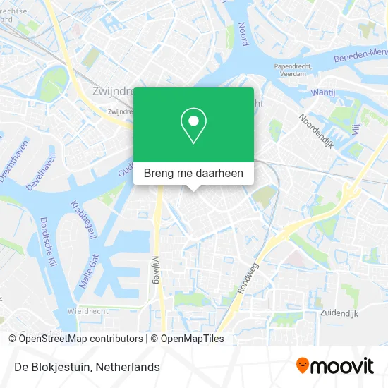 De Blokjestuin kaart