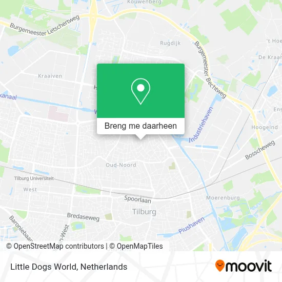 Little Dogs World kaart