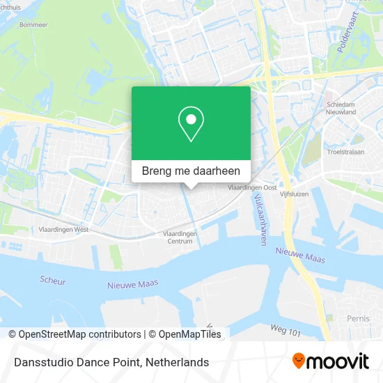 Dansstudio Dance Point kaart