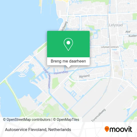 Autoservice Flevoland kaart