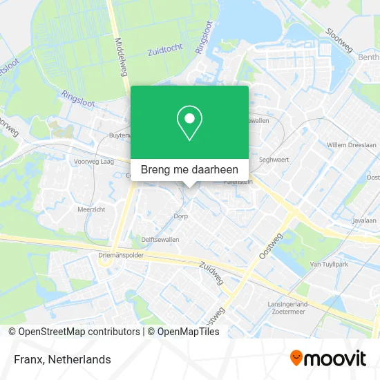 Franx kaart