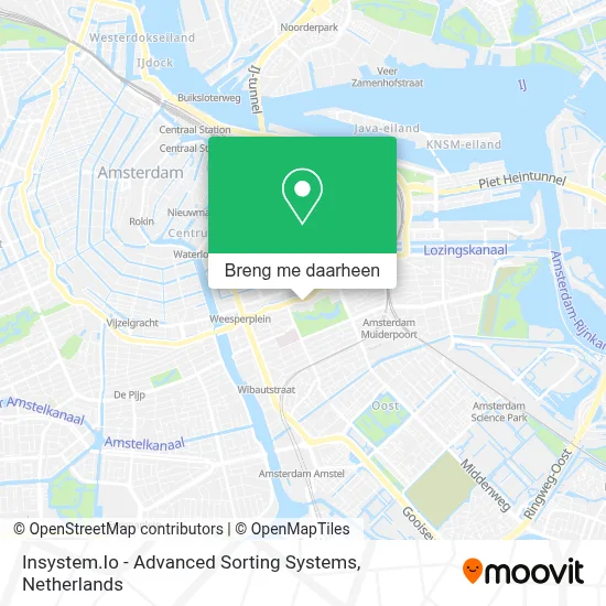 Insystem.Io - Advanced Sorting Systems kaart