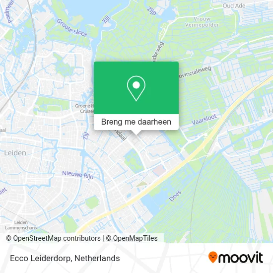 Ecco Leiderdorp kaart