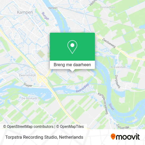 Torpstra Recording Studio kaart