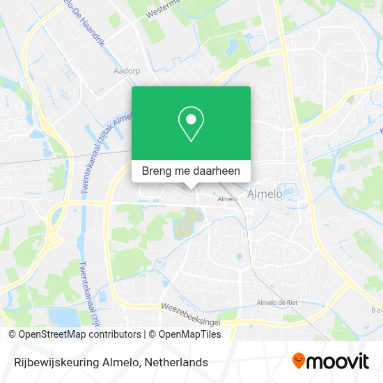 Rijbewijskeuring Almelo kaart