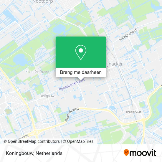 Koningbouw kaart