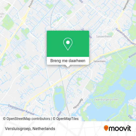 Versluisgroep kaart