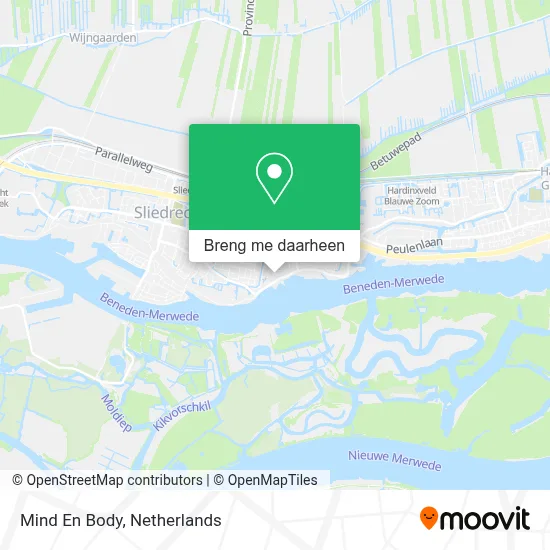 Mind En Body kaart
