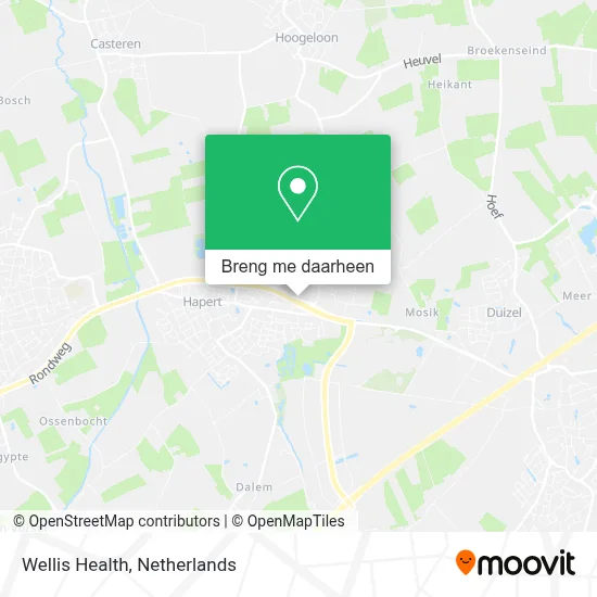 Wellis Health kaart
