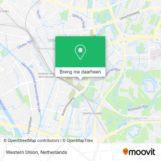 Western Union kaart