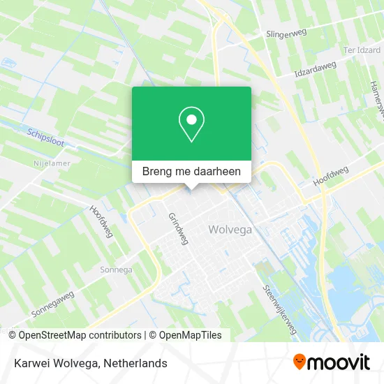 Karwei Wolvega kaart