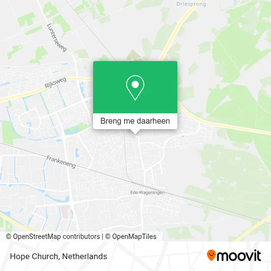 Hope Church kaart