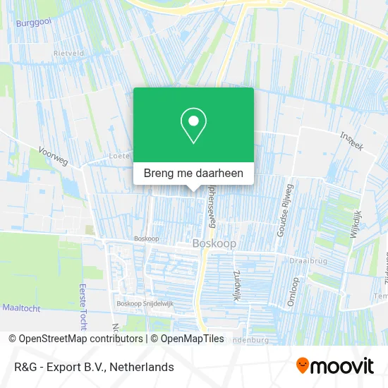 R&G - Export B.V. kaart