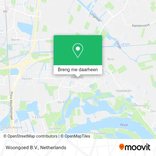 Woongoed B.V. kaart