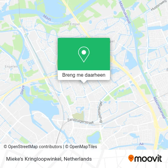 Mieke's Kringloopwinkel kaart