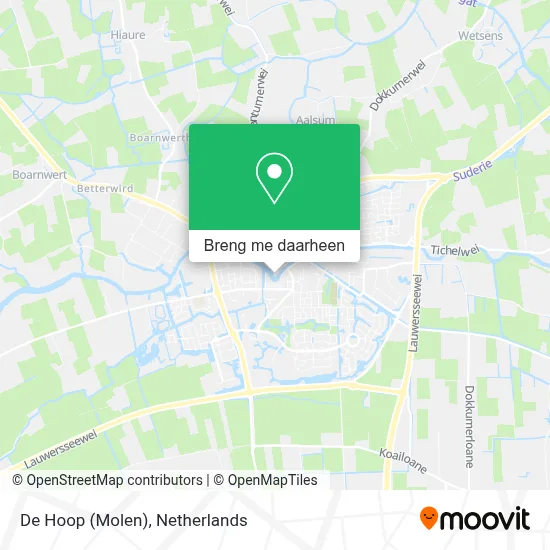 De Hoop (Molen) kaart