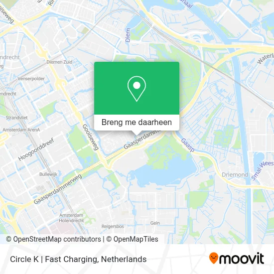 Circle K | Fast Charging kaart