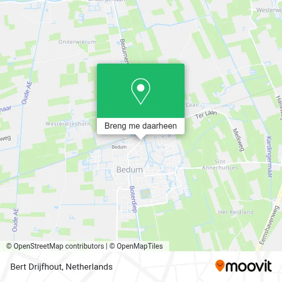 Bert Drijfhout kaart