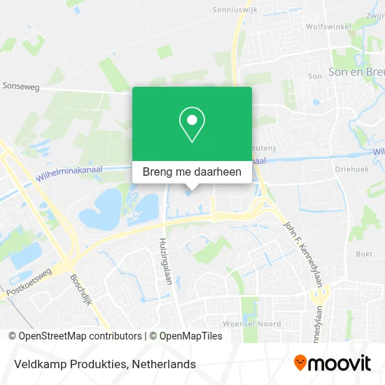 Veldkamp Produkties kaart