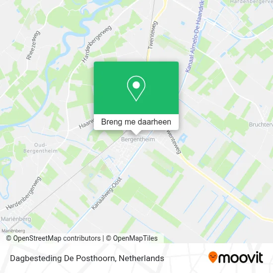 Dagbesteding De Posthoorn kaart