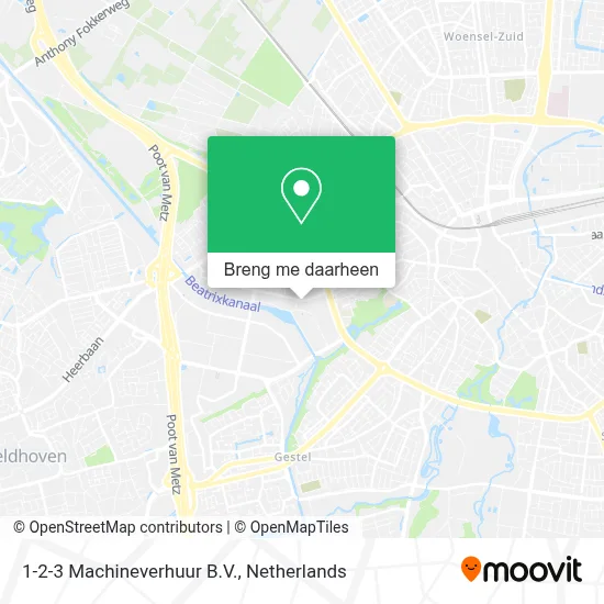 1-2-3 Machineverhuur B.V. kaart