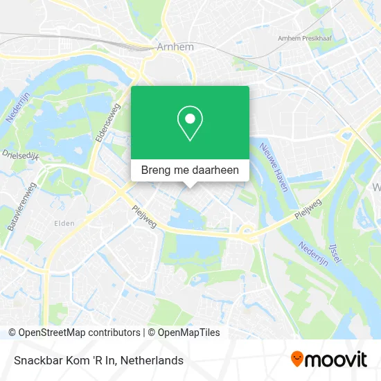 Snackbar Kom 'R In kaart
