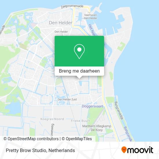 Pretty Brow Studio kaart