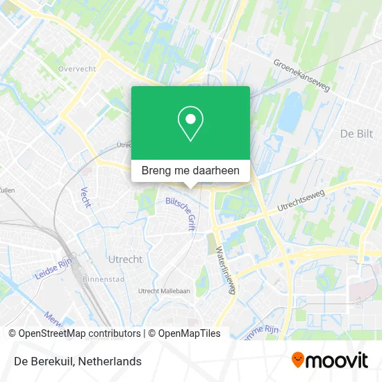 De Berekuil kaart