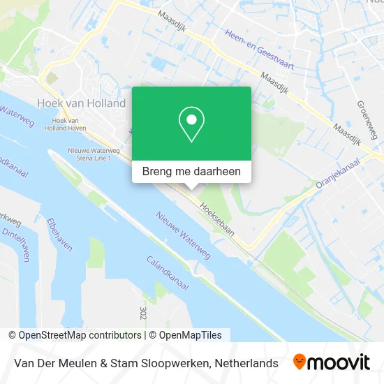 Van Der Meulen & Stam Sloopwerken kaart