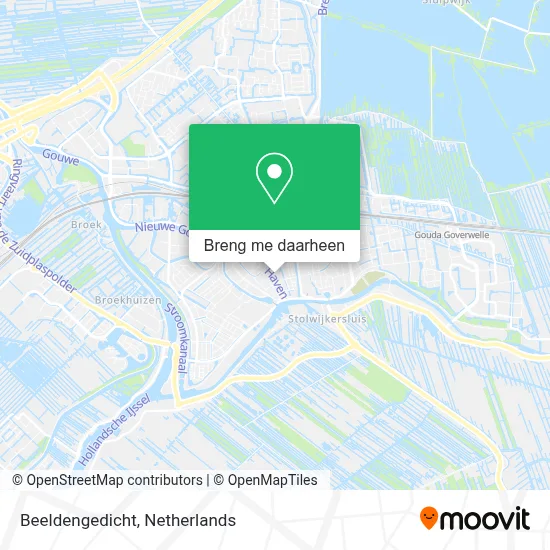 Beeldengedicht kaart