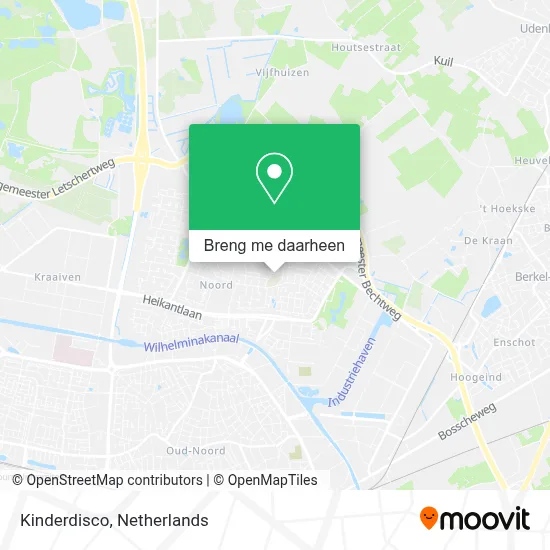 Kinderdisco kaart