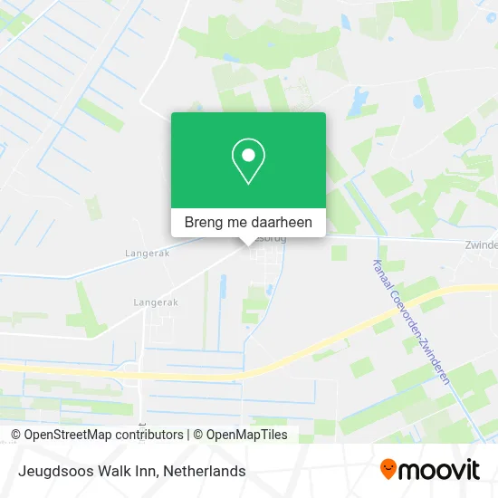 Jeugdsoos Walk Inn kaart