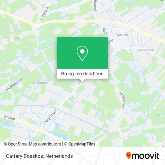 Cattery Bosskos kaart