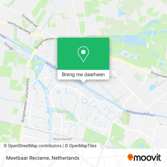 Meetbaar Reclame kaart