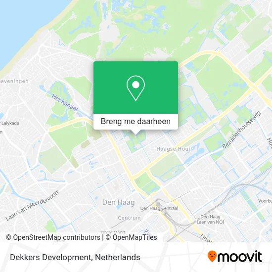 Dekkers Development kaart