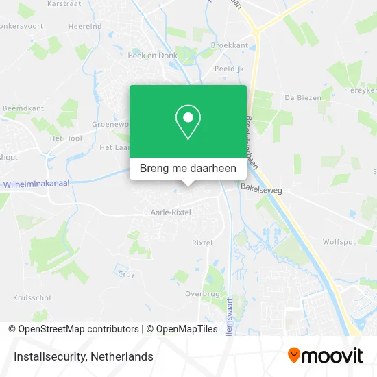 Installsecurity kaart