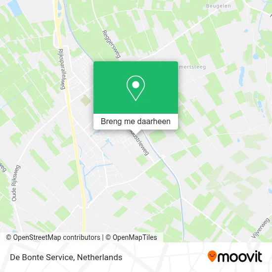 De Bonte Service kaart