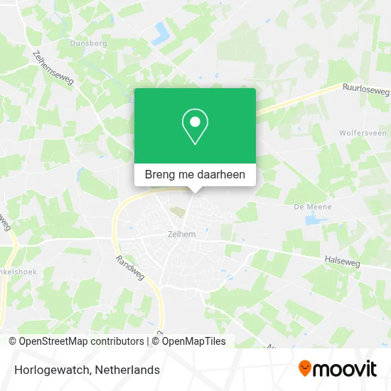 Horlogewatch kaart