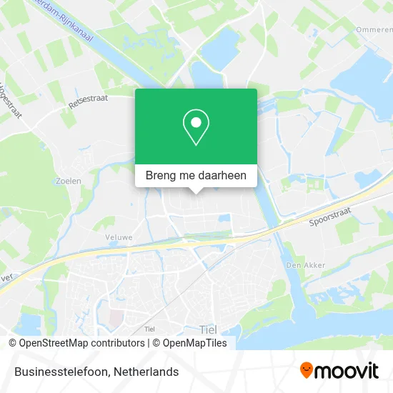 Businesstelefoon kaart