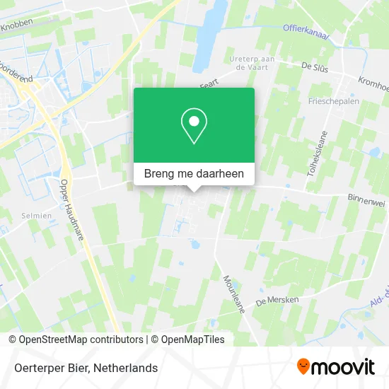 Oerterper Bier kaart