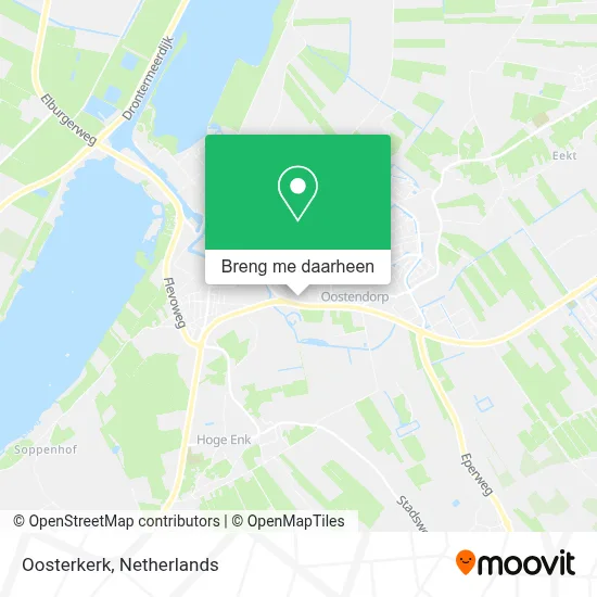 Oosterkerk kaart